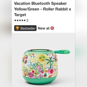 Target Roller Rabbit Vacation Bluetooth Speaker in Mint and Multicolor